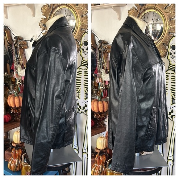 Wilsons Black Leather Thinsulate Ultra Lined Jacket - Picture 4 of 16